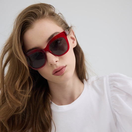 Charlotte Sunglasses Red