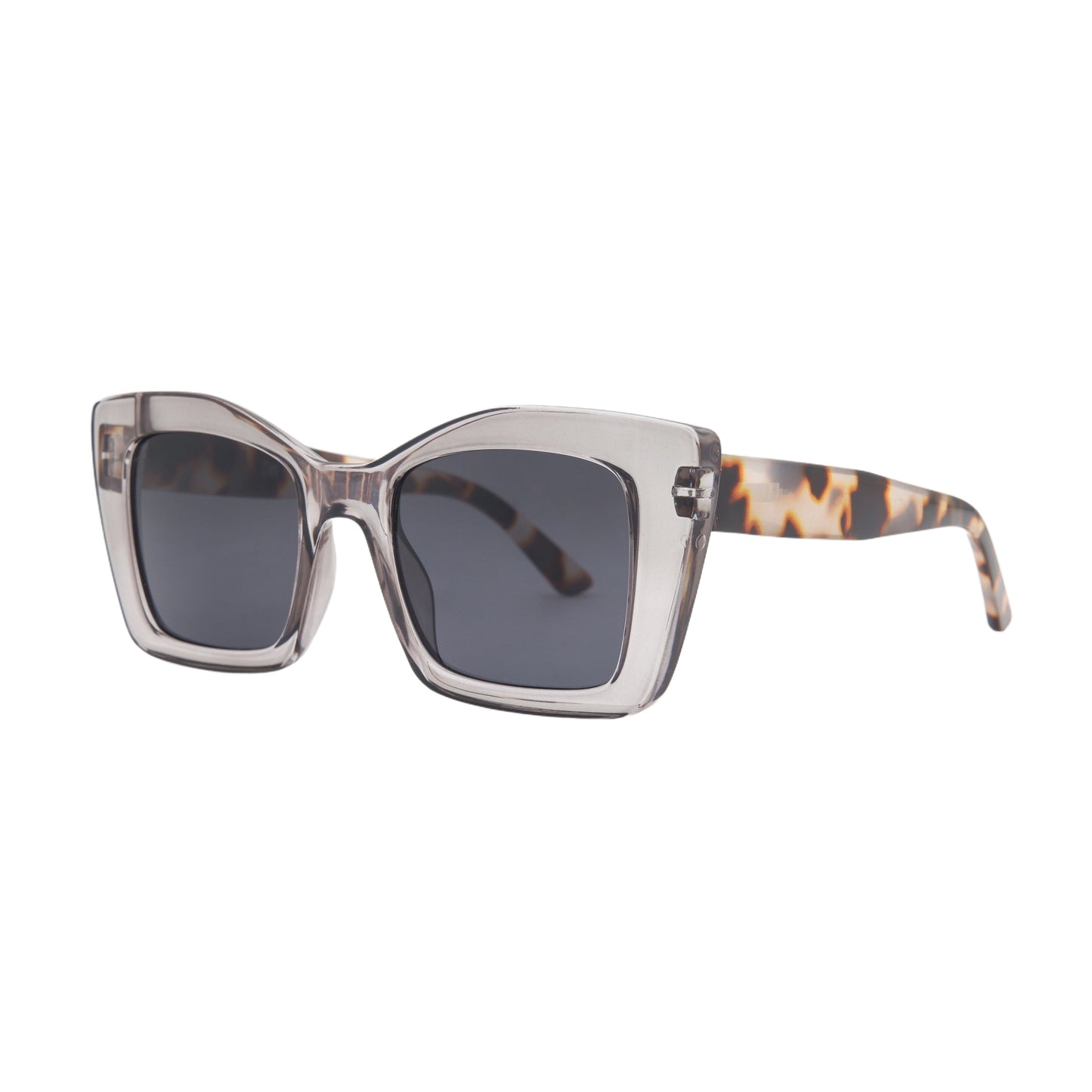 Cleo Sunglasses Grey/Tortoise Shell