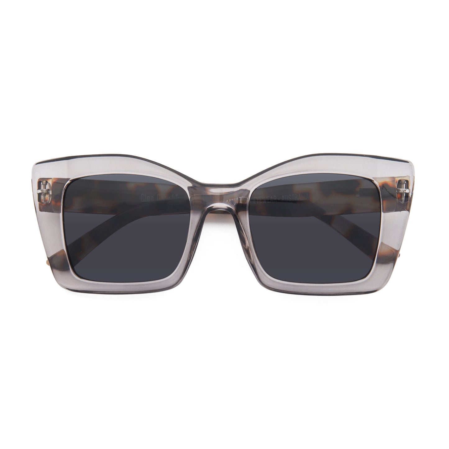 Cleo Sunglasses Grey/Tortoise Shell