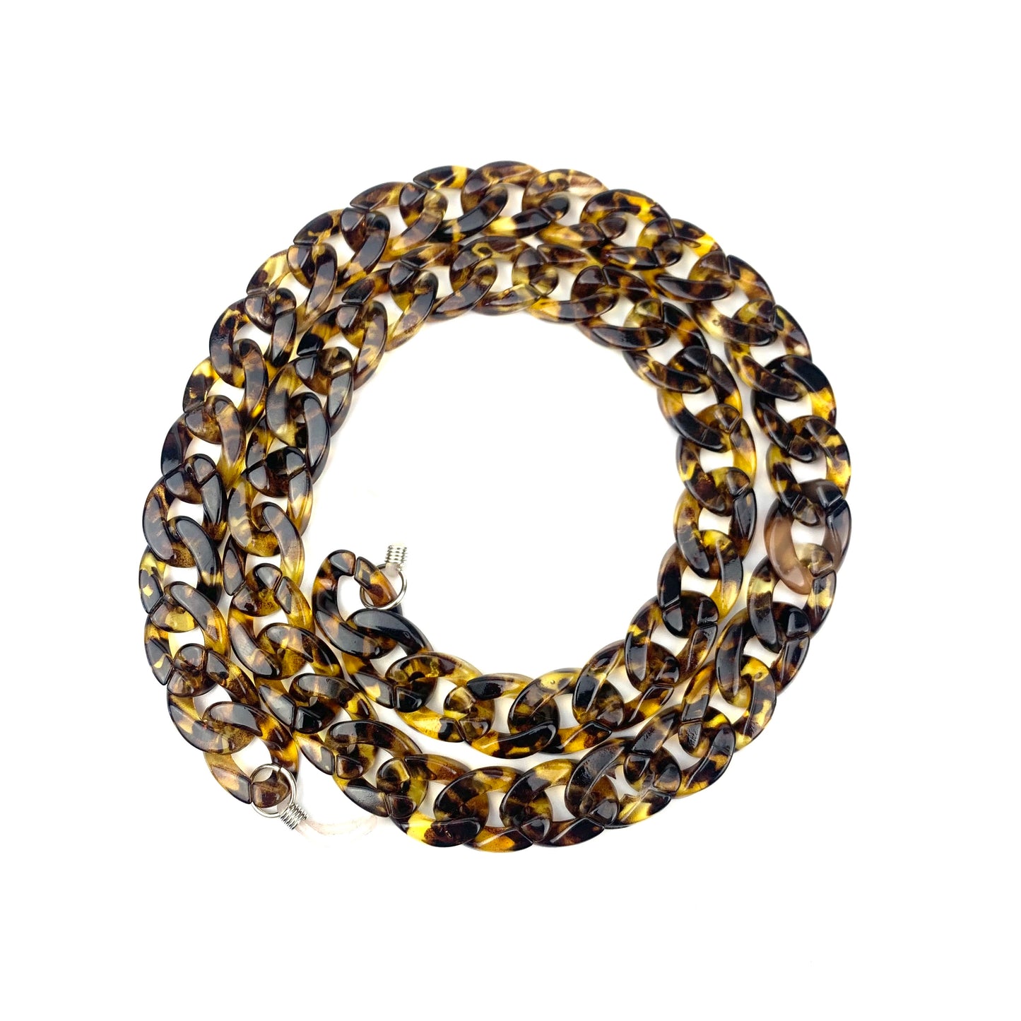Acrylic Eyewear Chain - Tortoise Shell