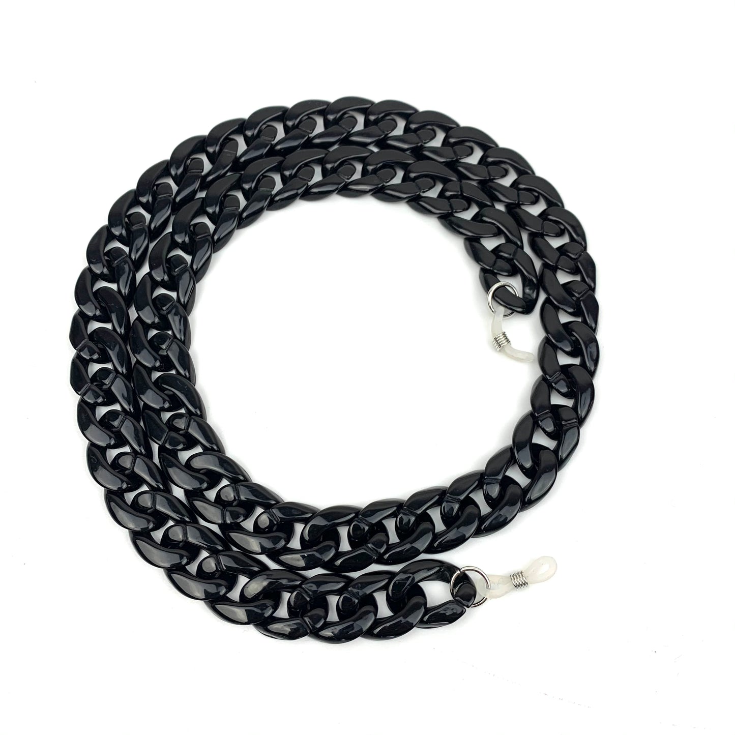 Acrylic Eyewear Chain - Black
