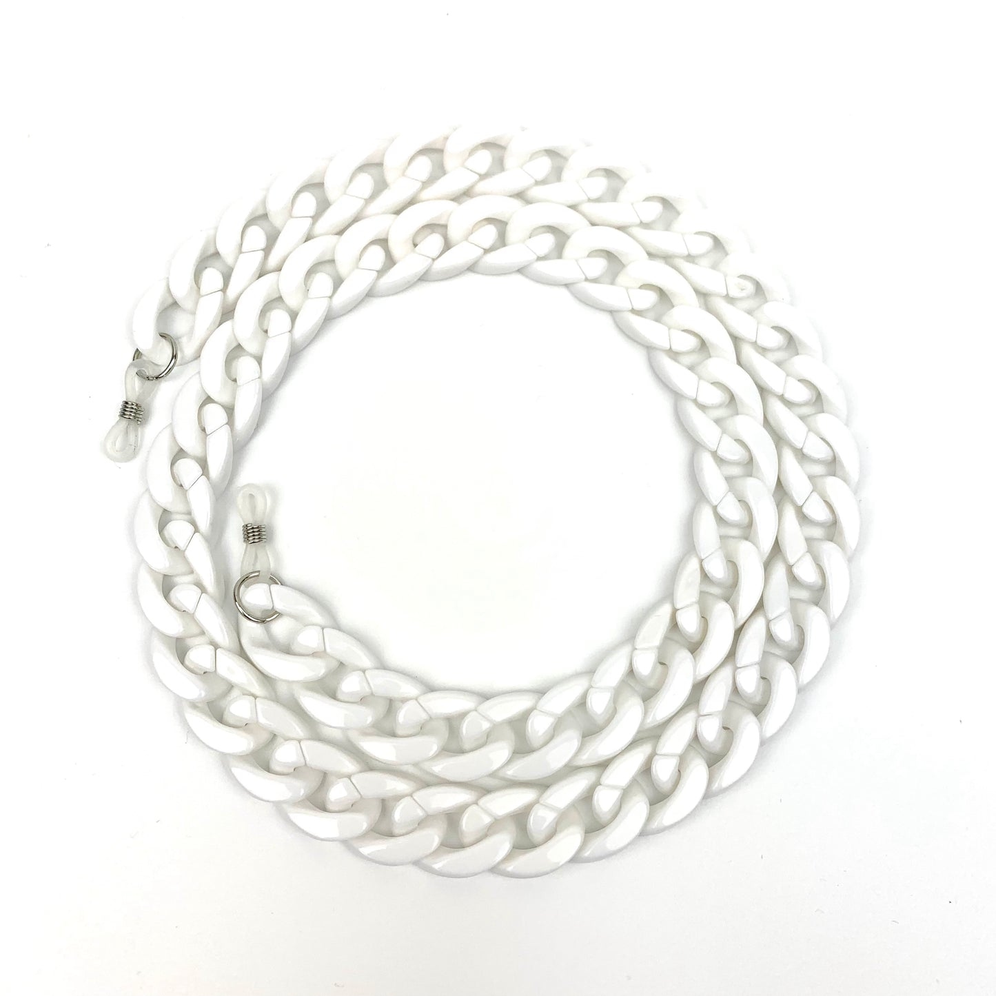 Acrylic Eyewear Chain - Oyster White