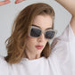 Cleo Sunglasses Green/Tortoise Shell