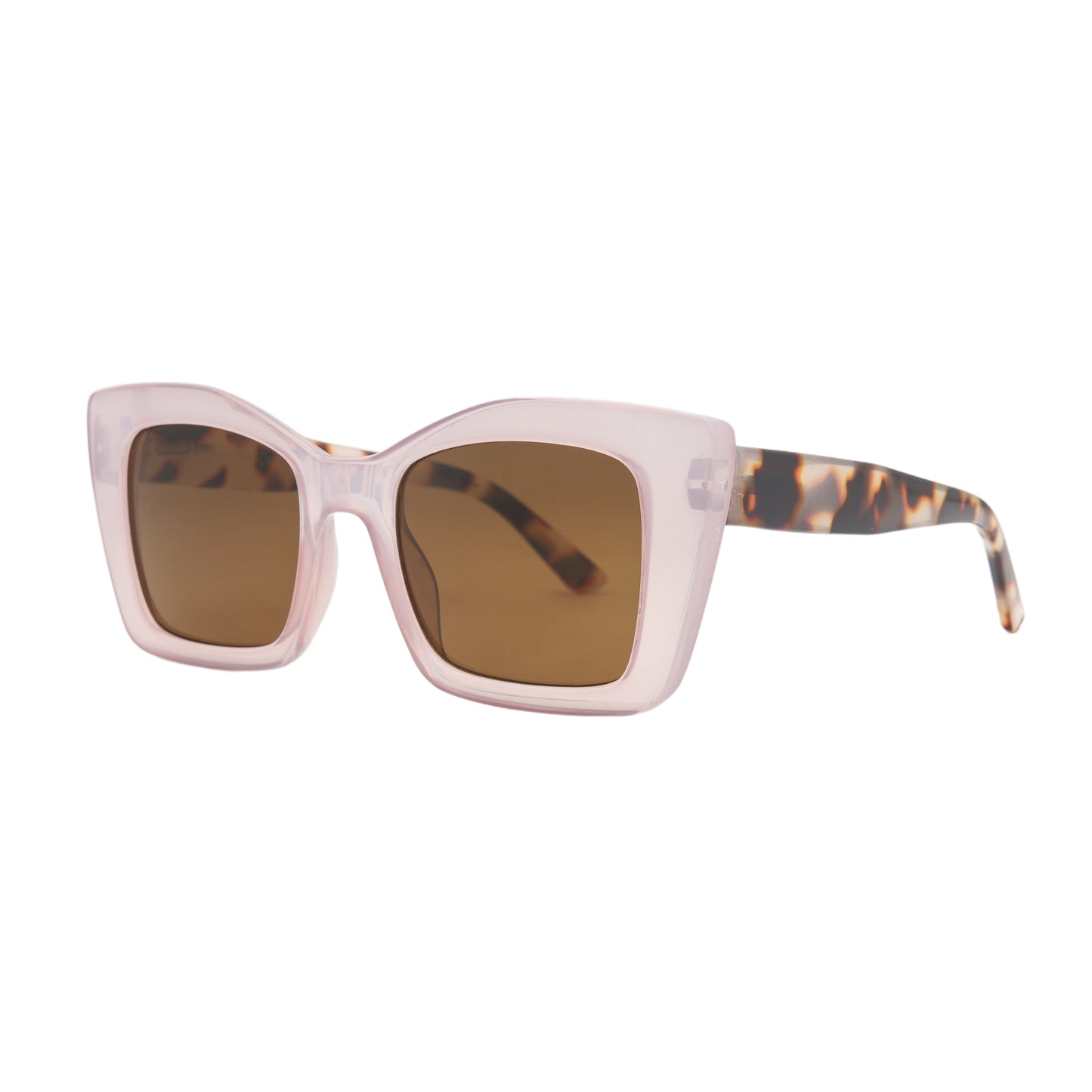 Cleo Sunglasses Beige/Tortoise Shell